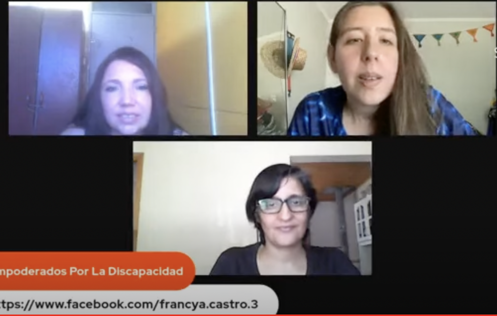 Silvana Vásquez, Cristina Osorio y Francya Castro, hablan sobre el Espectro Autista en el programa radial "Empoderados por la Discapacidad".